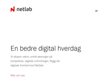 Tablet Screenshot of netlab.no